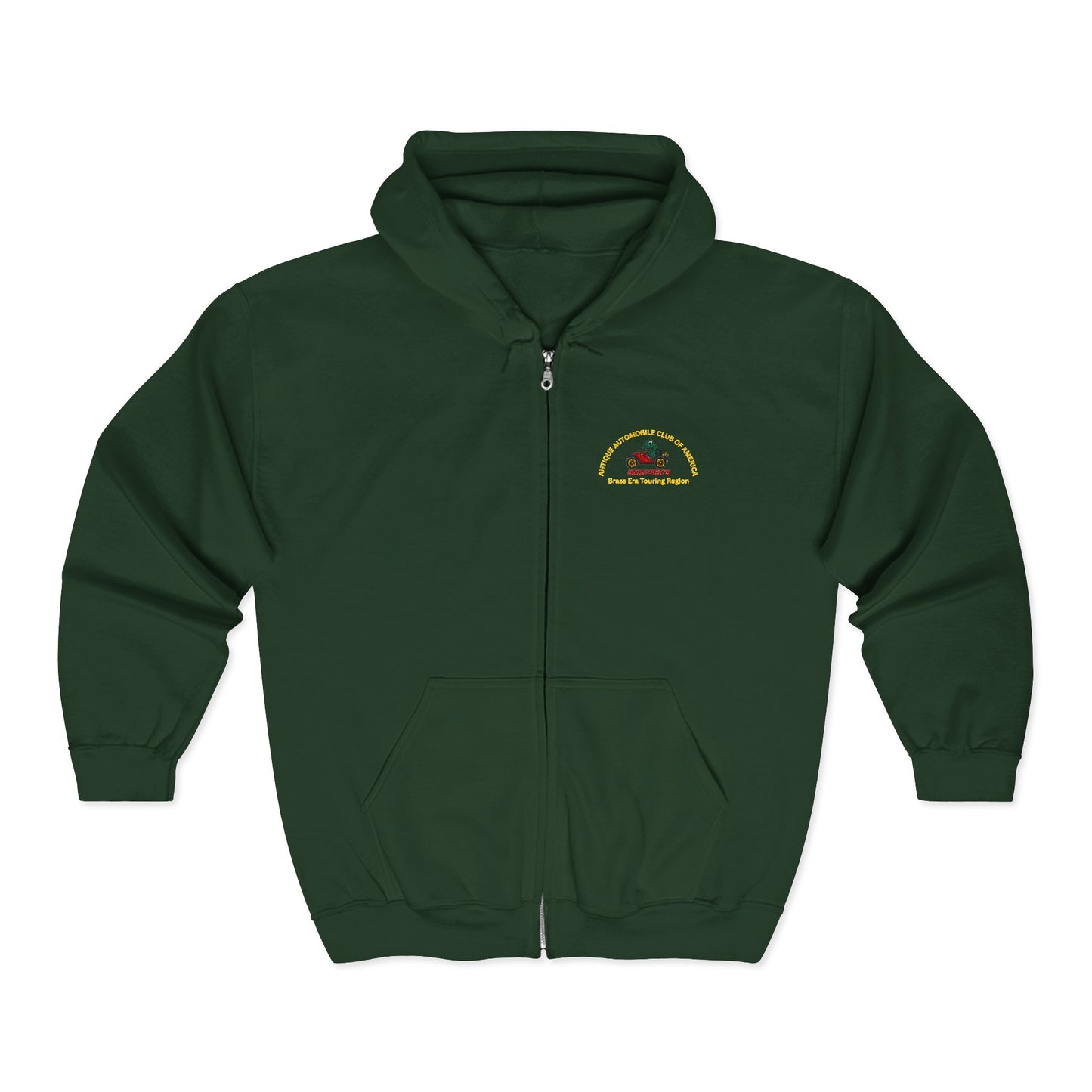 Snapper's Brass and Gas Touring Region Full-Zip Hoodie with Small Embroidered Logo