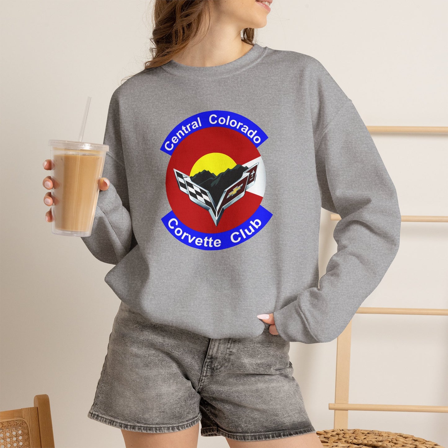 Central Colorado Corvette Club Crewneck Sweatshirt
