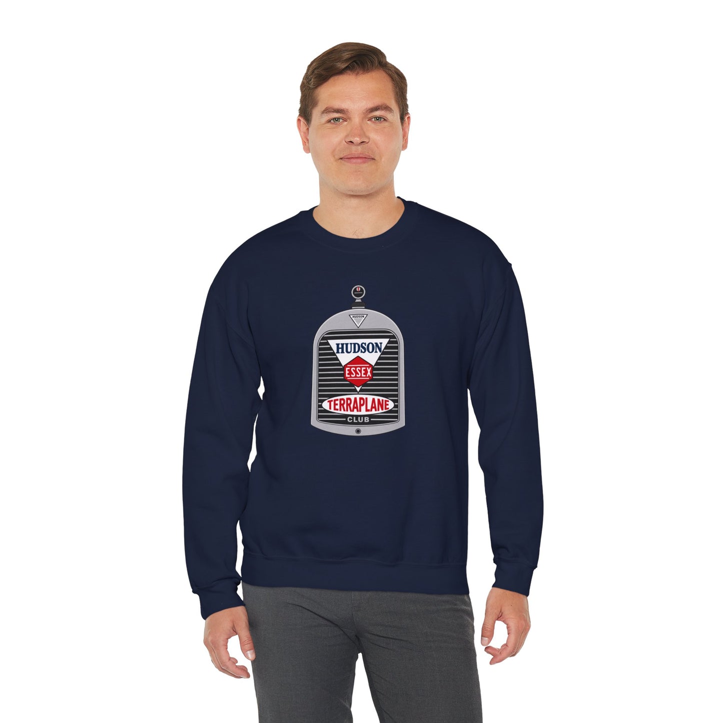 Hudson Essex Terraplane Club Classic Logo Sweatshirt - Unisex Heavy Blend™ Crewneck Sweatshirt