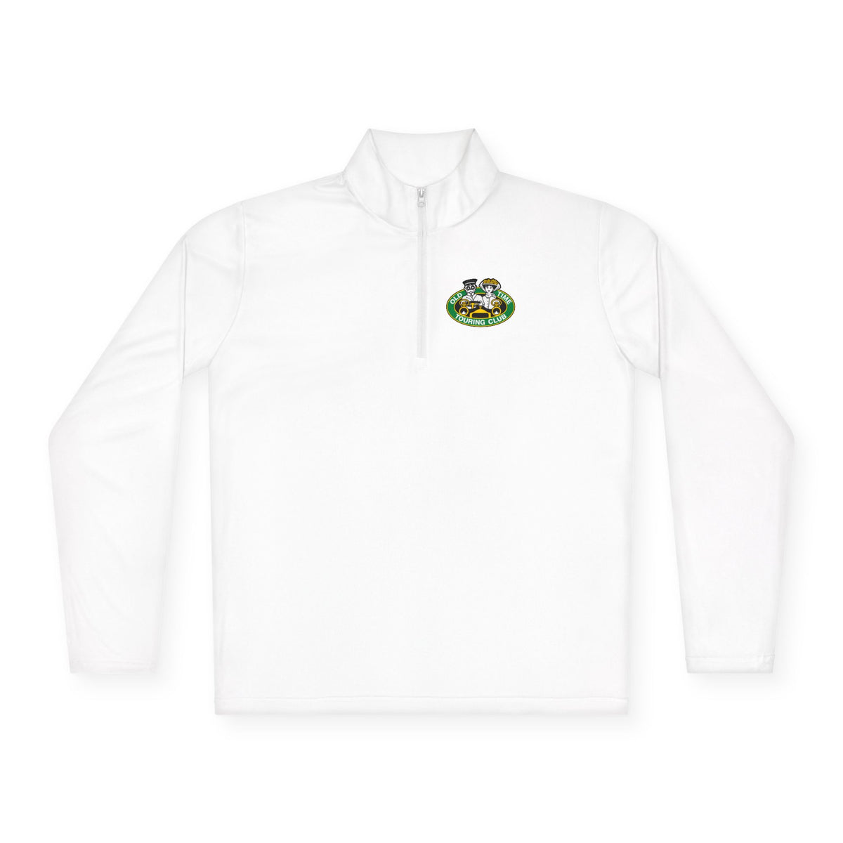 Old Time Touring Club of Pennsylvania Quarter-Zip Pullover - Front and Back Logos