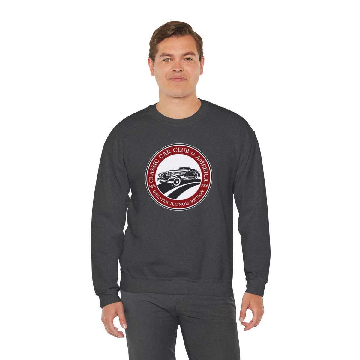 Classic Car Club of America Greater Illinois Region — Unisex Heavy Blend™ Crewneck Sweatshirt