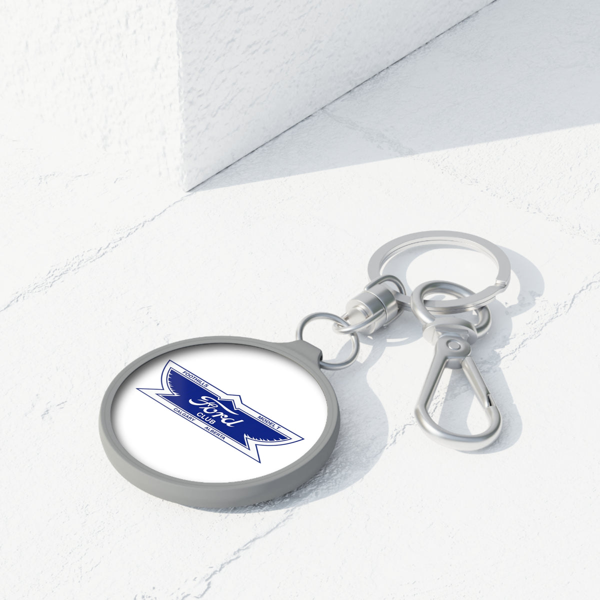 Foothills Model T Club Round Keyring Tag