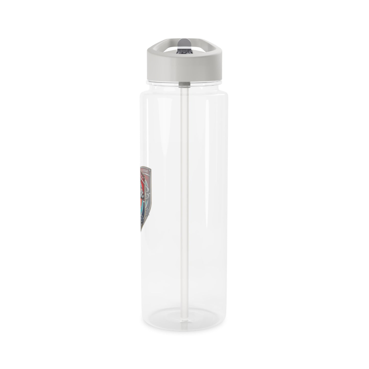 Buick Orange County Chapter Tritan Water Bottle — Clear Sports Bottle with Straw (Orange County Chapter)
