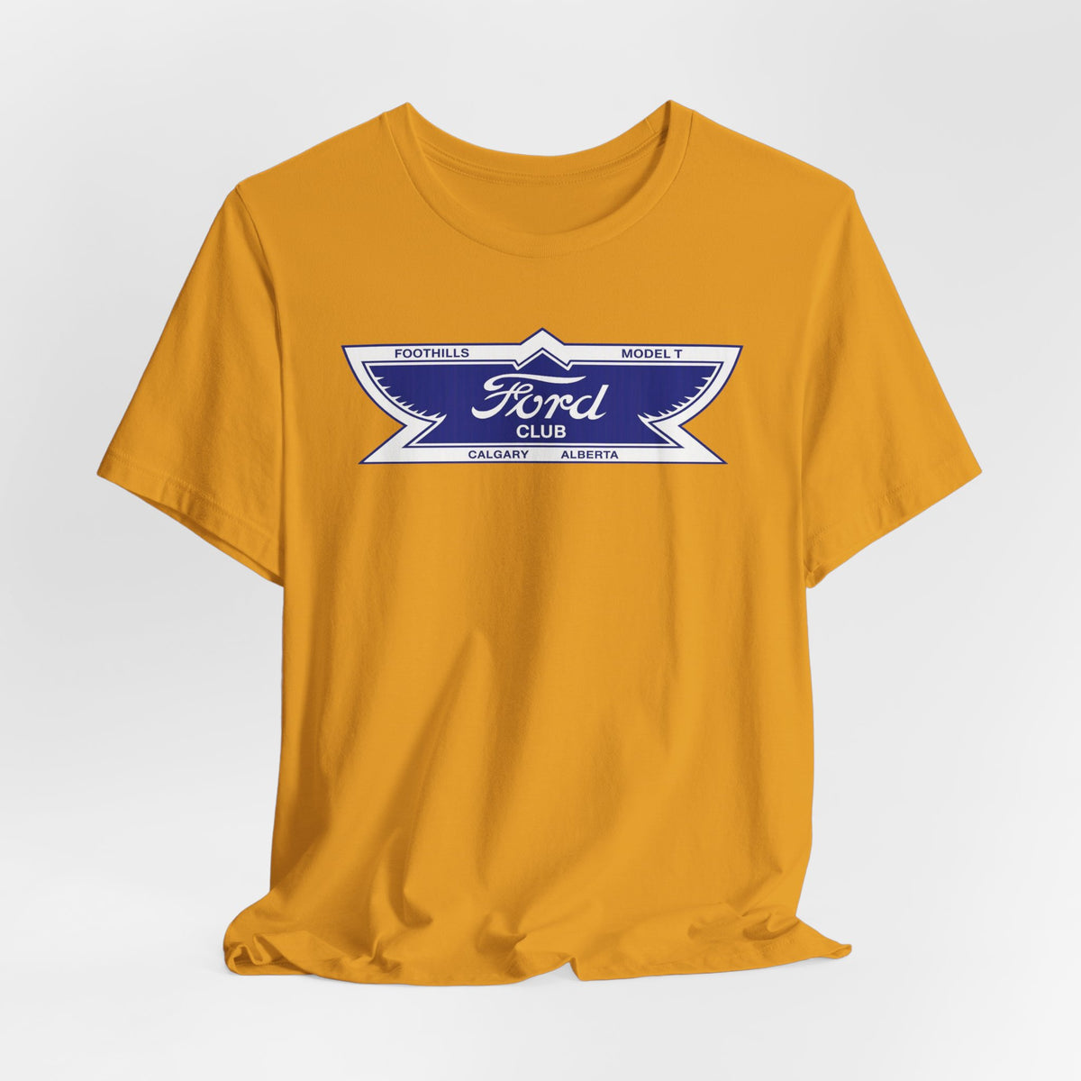Foothills Model T Club Unisex Soft Tee -  Large Chest Logo