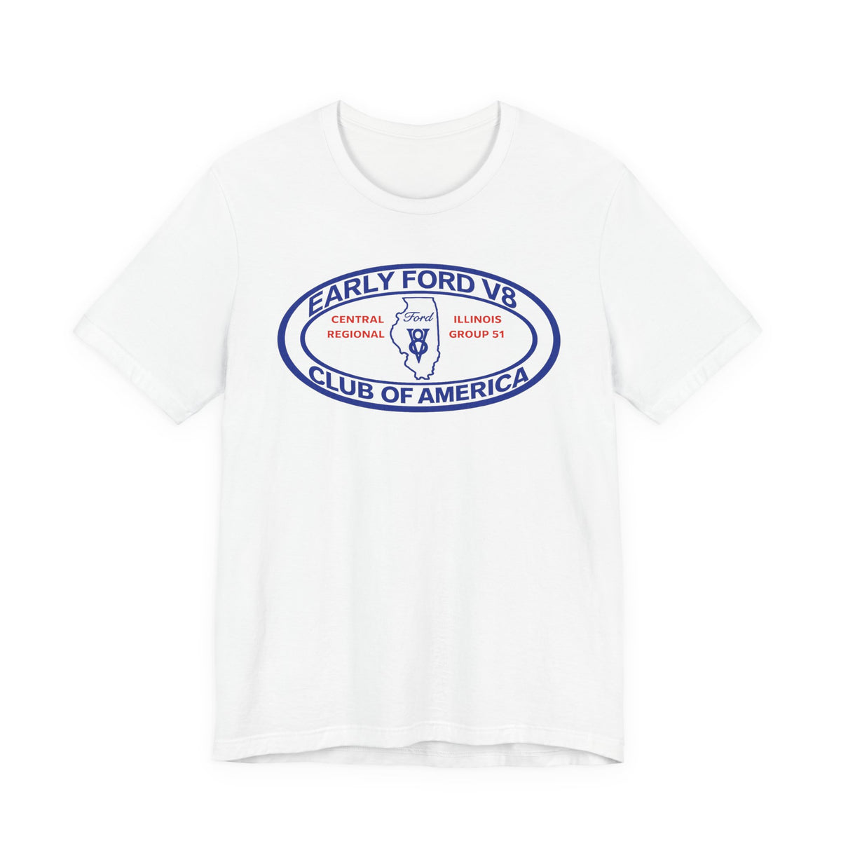 Central Illinois Early Ford V8 T‑Shirt — Unisex Soft Short Sleeve Tee