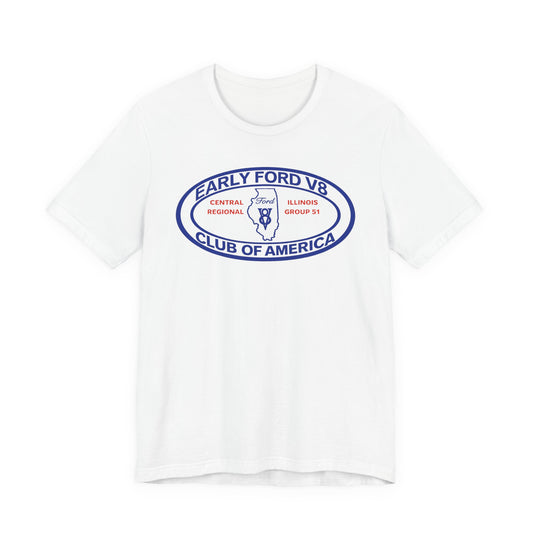 Central Illinois Early Ford V8 T‑Shirt — Unisex Soft Short Sleeve Tee