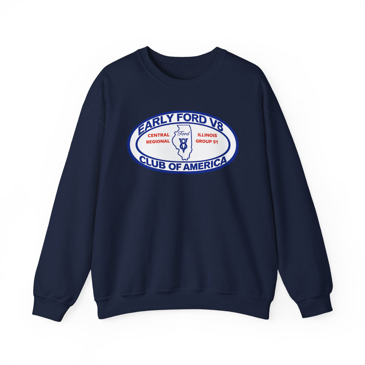 Central Illinois Early Ford V8 Unisex Heavy Blend™ Crewneck Sweatshirt