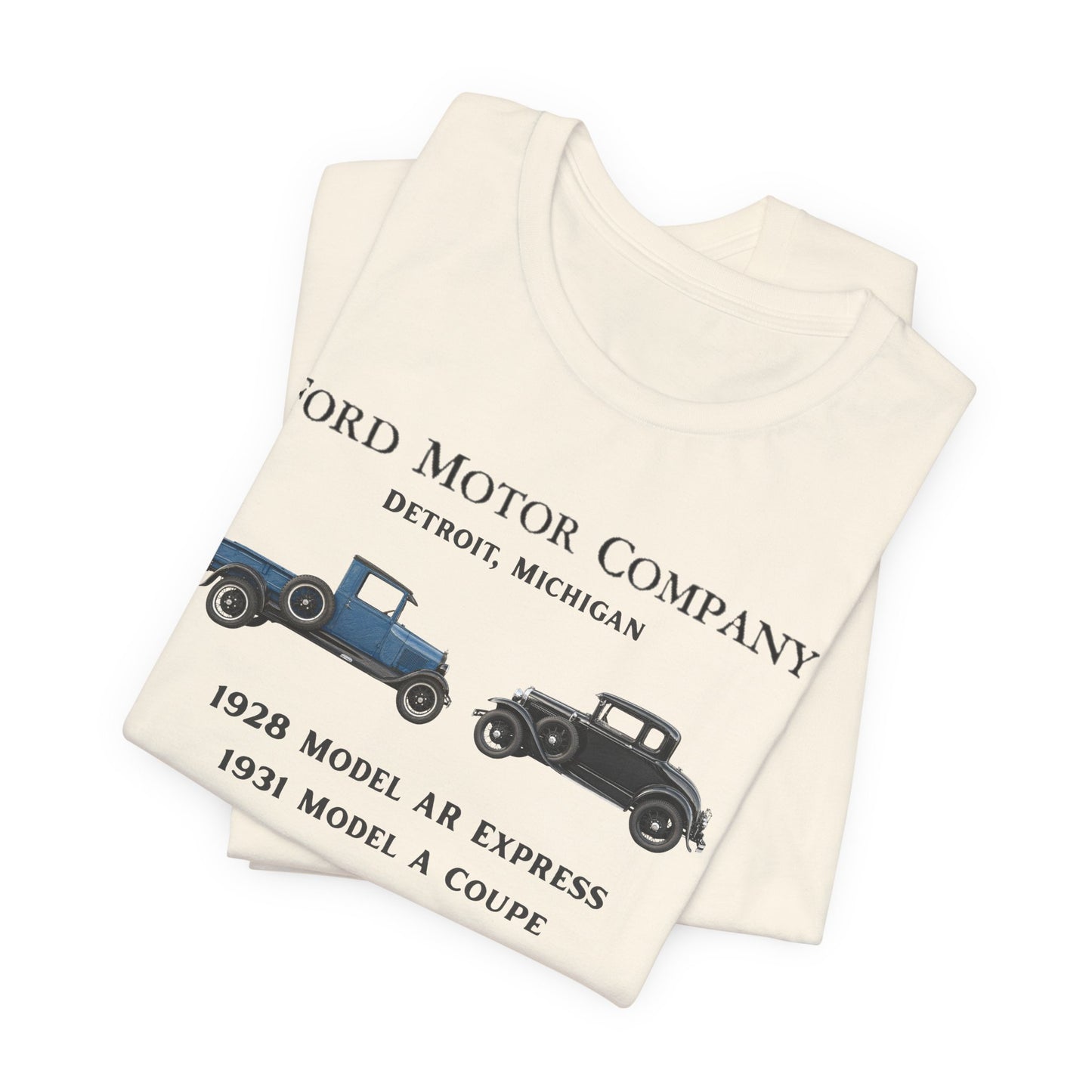 1928 Model AR & 1931 Coupe Classic Car T-Shirt (RBS)