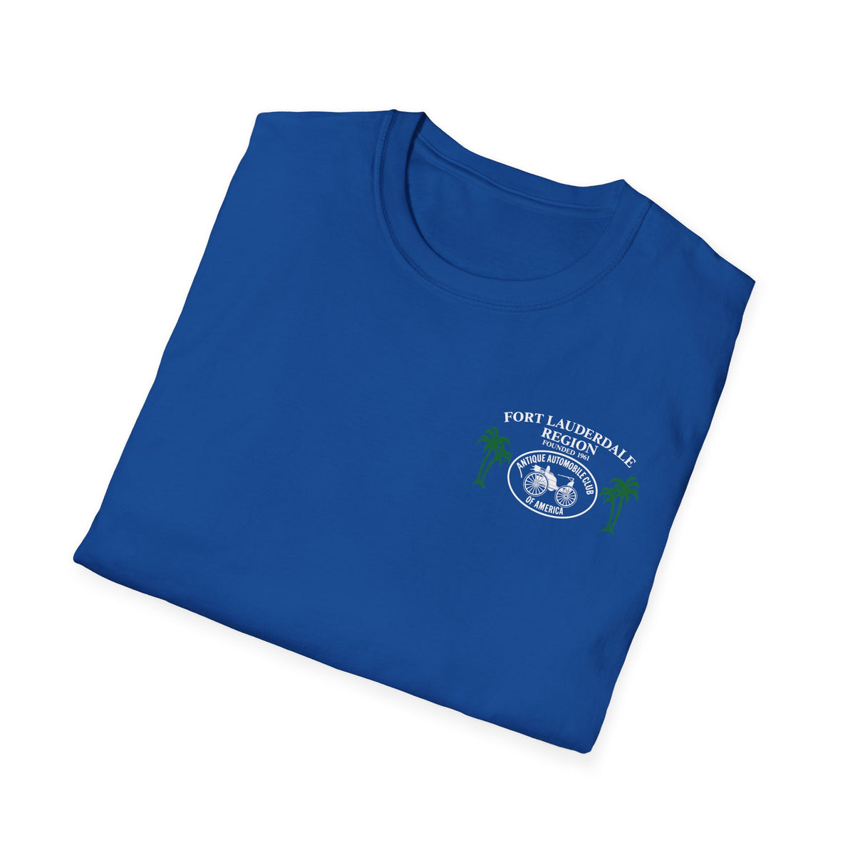 Fort Lauderdale Region AACA T-Shirt - Unisex Softstyle T-Shirt Front and Back Logos