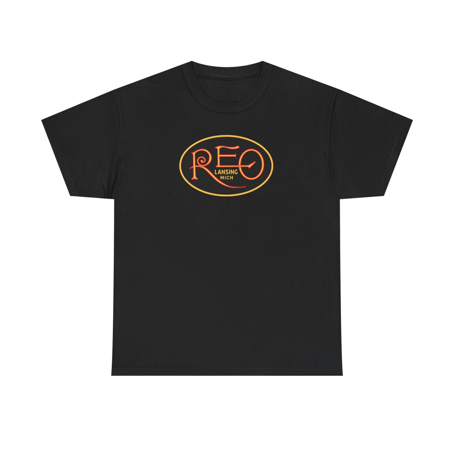 REO Logo T‑Shirt — Vintage Oval Graphic Tee