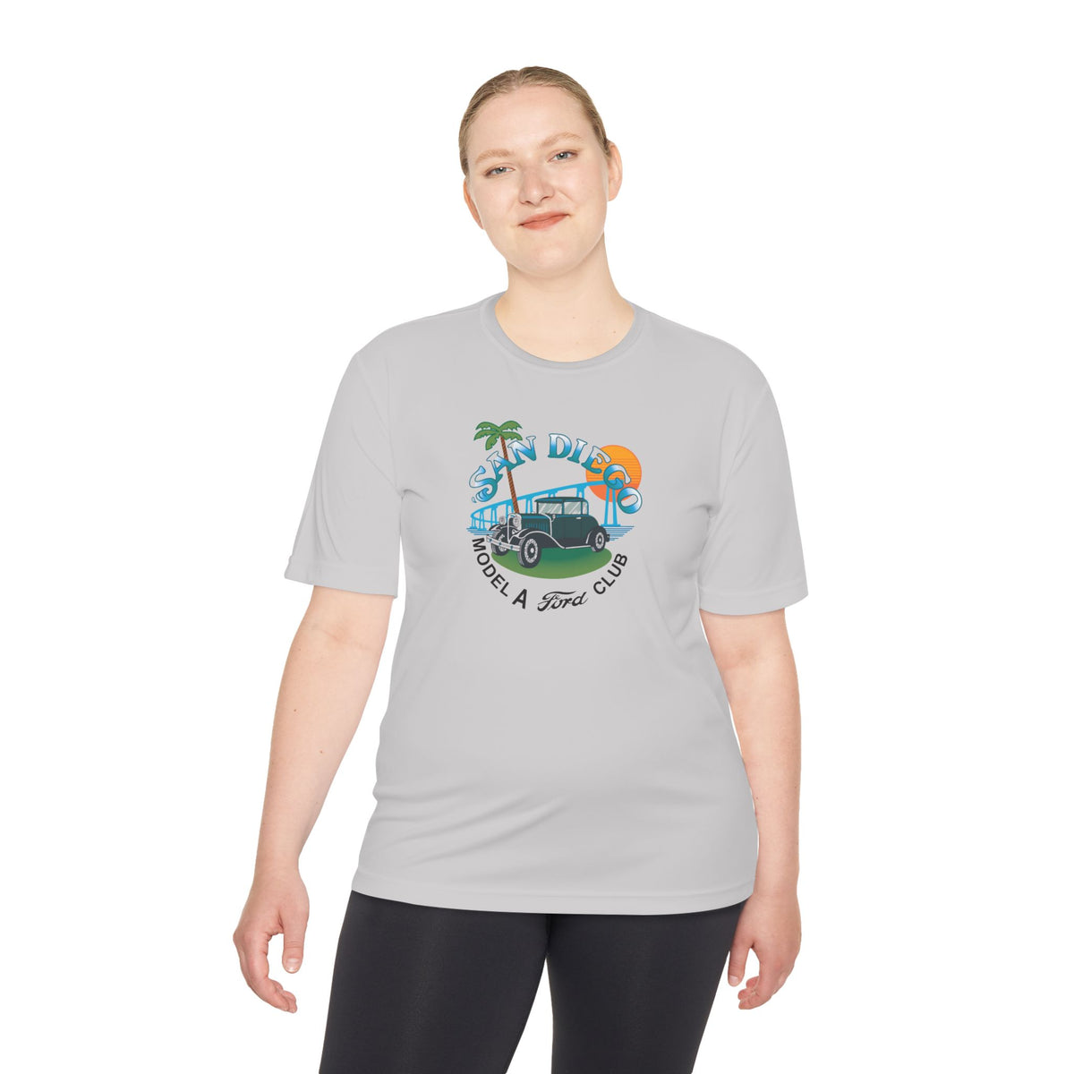 San Diego Model A Ford Club Tee — Moisture‑Wicking Shirt