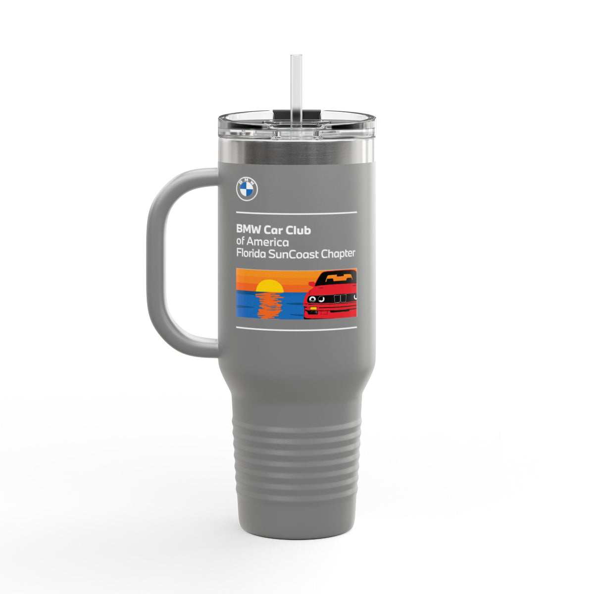 BMW Car Club of America Florida SunCoast Chapter 40 oz. Travel Mug