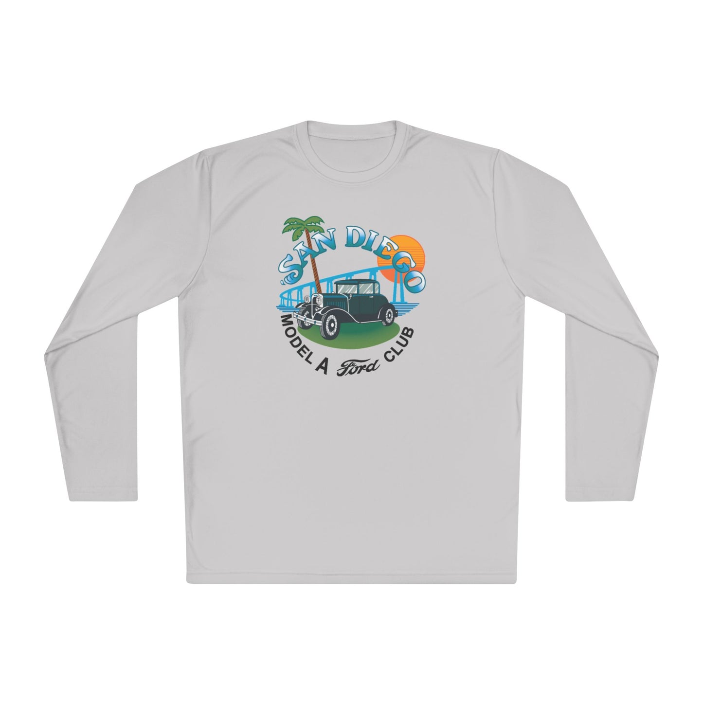 San Diego Model A Ford Club — Unisex Lightweight Long Sleeve Tee