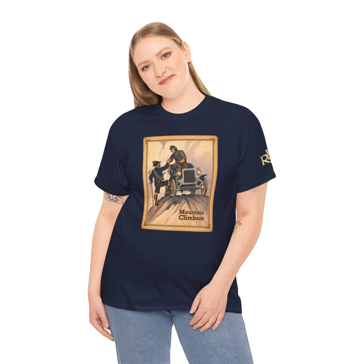 REO Mountain Climbers Vintage Tee — Unisex Heavy Cotton Tee