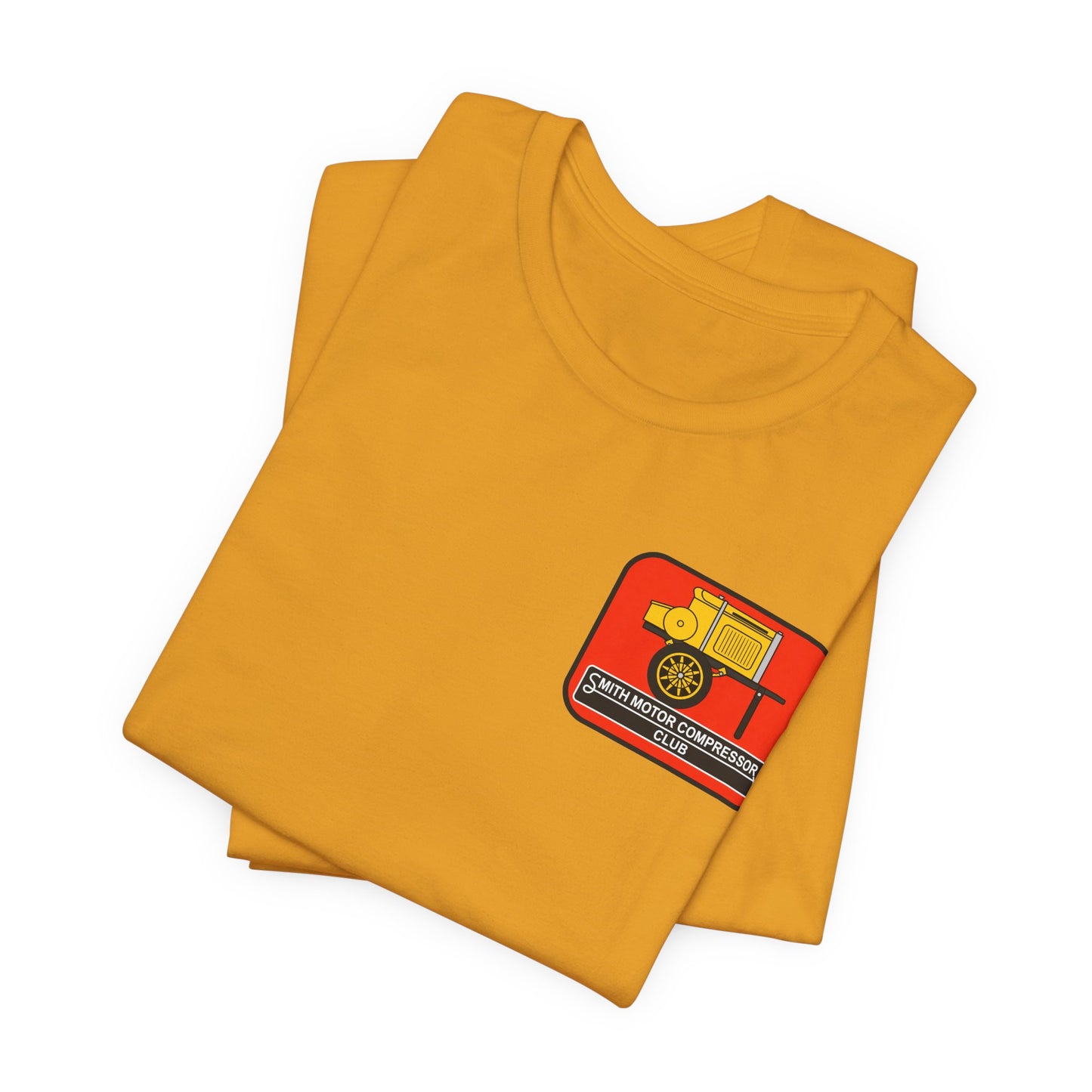 Smith Motor Compressor Club T‑Shirt — Logo on Front and Back