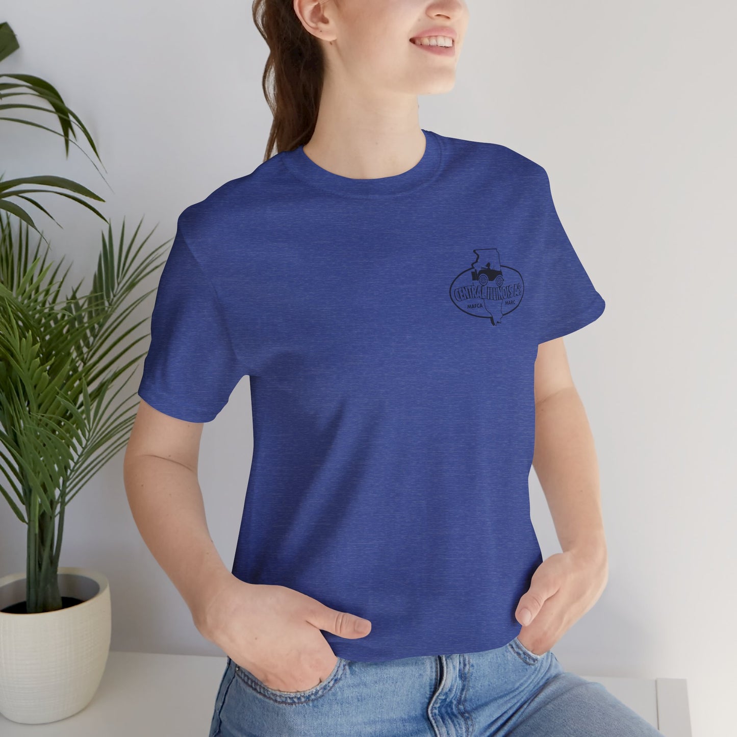 Central Illinois A's Small Logo T-Shirt — Unisex Jersey Short Sleeve Tee