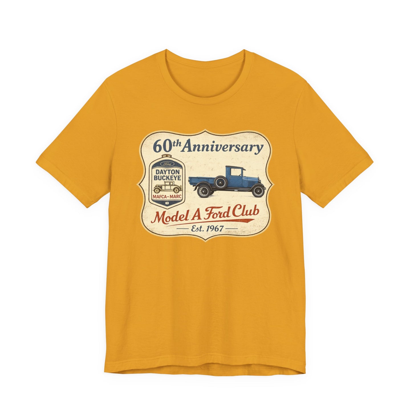 Dayton Buckeye Model A Ford Club 60th Anniversary Tee (RBS)