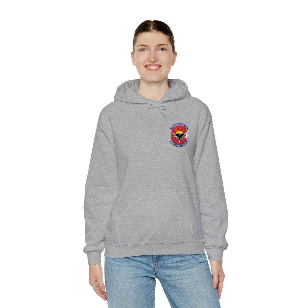 Central Colorado Corvette Club Embroidered Hoodie