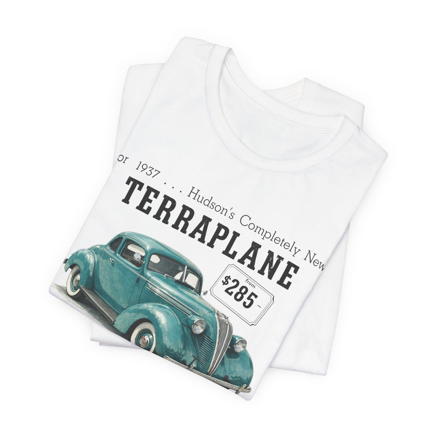 1937 Hudson Terraplane Utility Coupe - Unisex Jersey Short Sleeve Tee (JG)