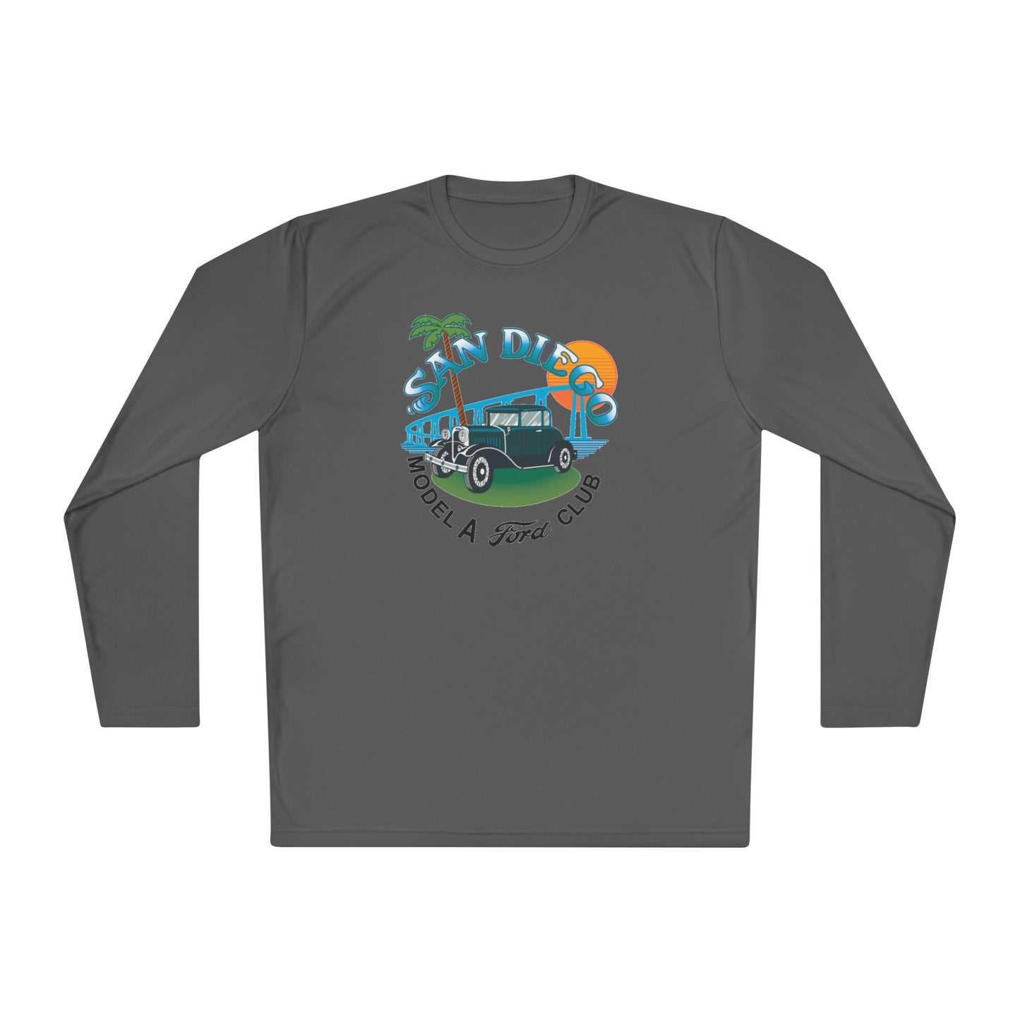 San Diego Model A Ford Club — Unisex Lightweight Long Sleeve Tee
