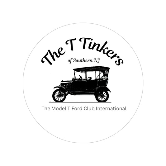 The T Tinkers of Southern NJ Transparent Outdoor Stickers, Round, 1pcs