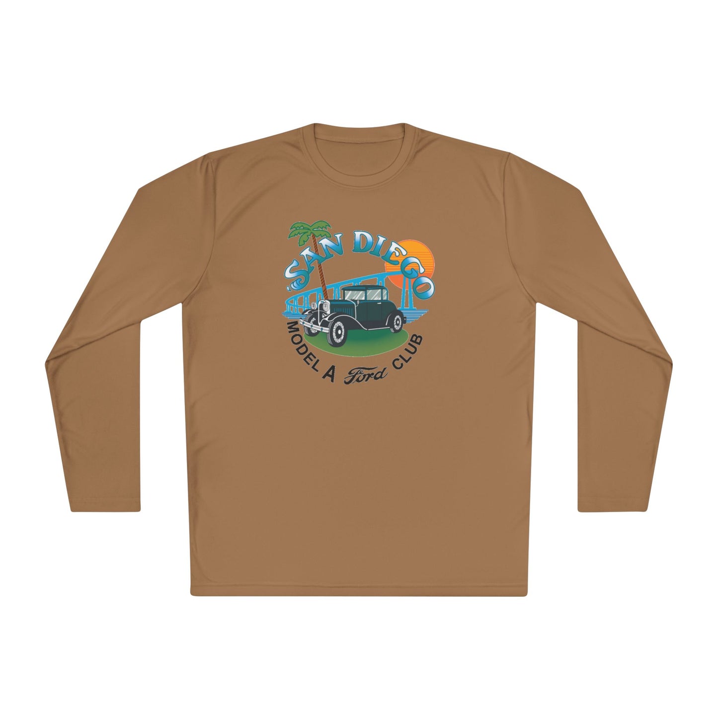 San Diego Model A Ford Club — Unisex Lightweight Long Sleeve Tee