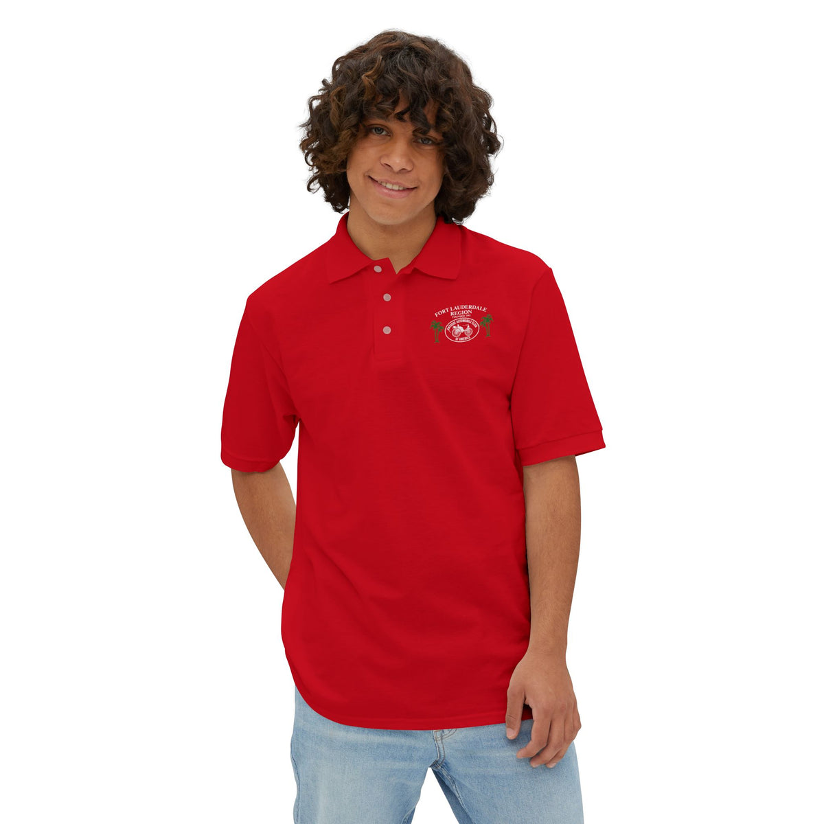 Fort Lauderdale Region AACA Men's Cotton Polo Shirt