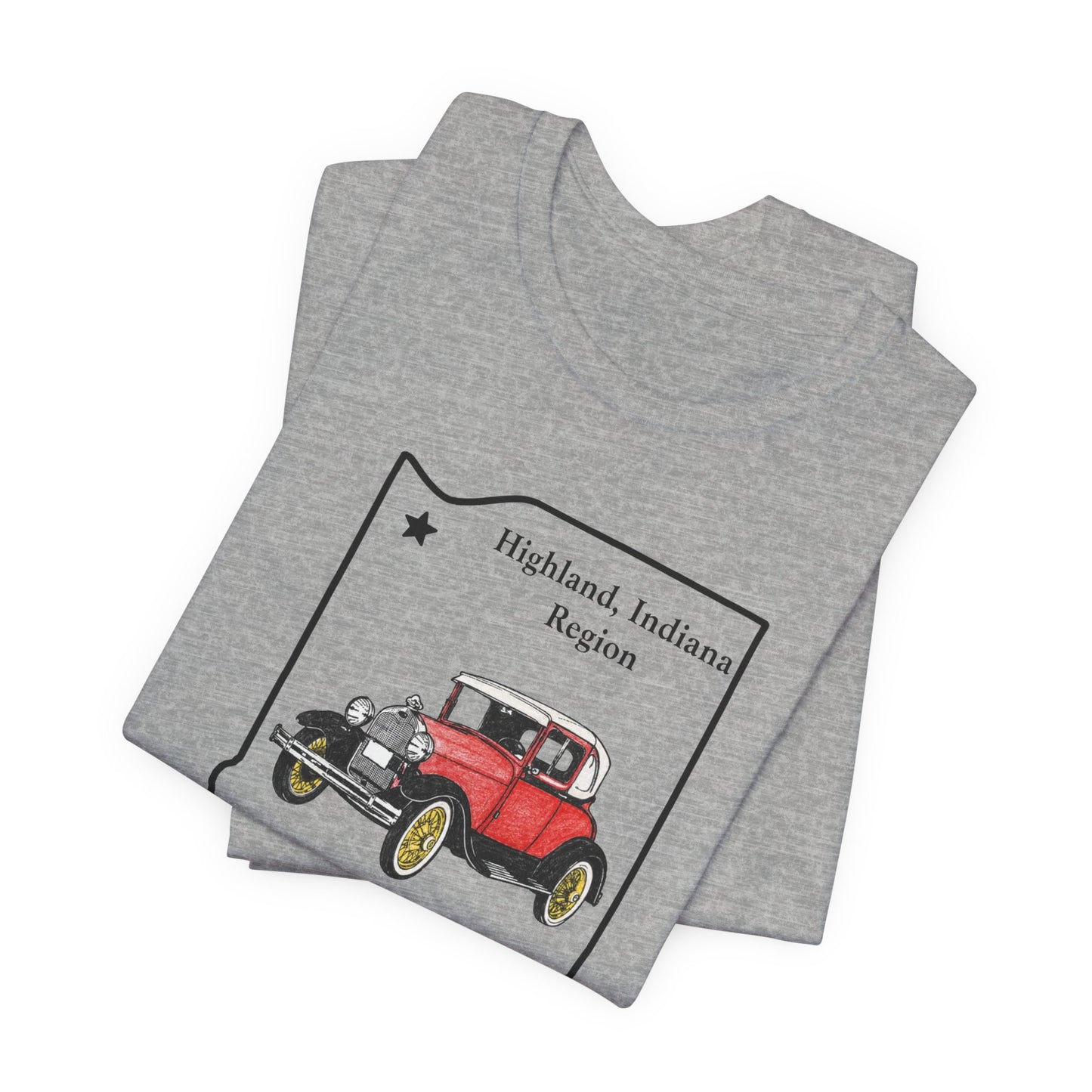 Highland, Indiana Region MARC T‑Shirt — Unisex Jersey Short Sleeve Tee