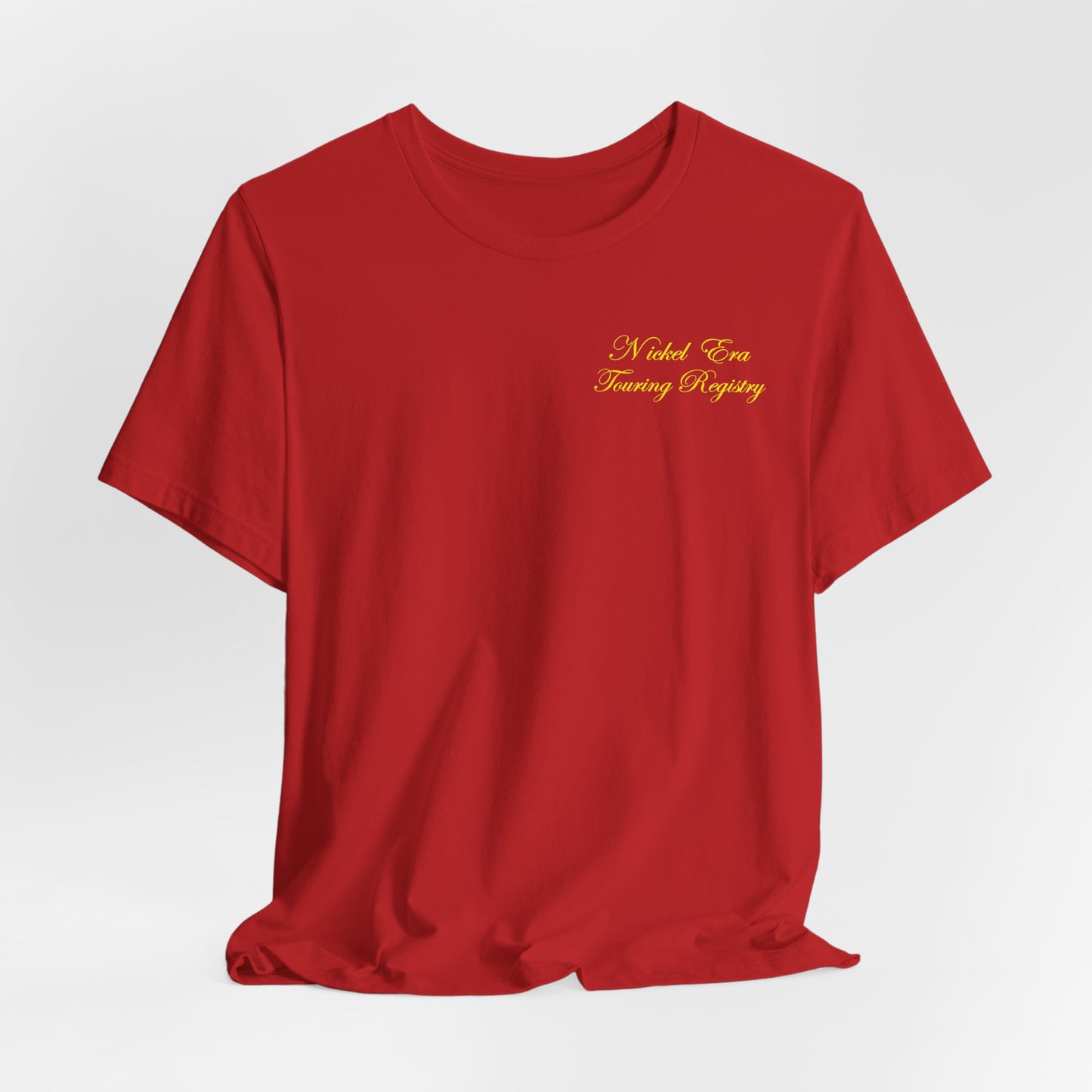 Nickel Era Touring Registry Chest Tee - Casual Cotton T-Shirt