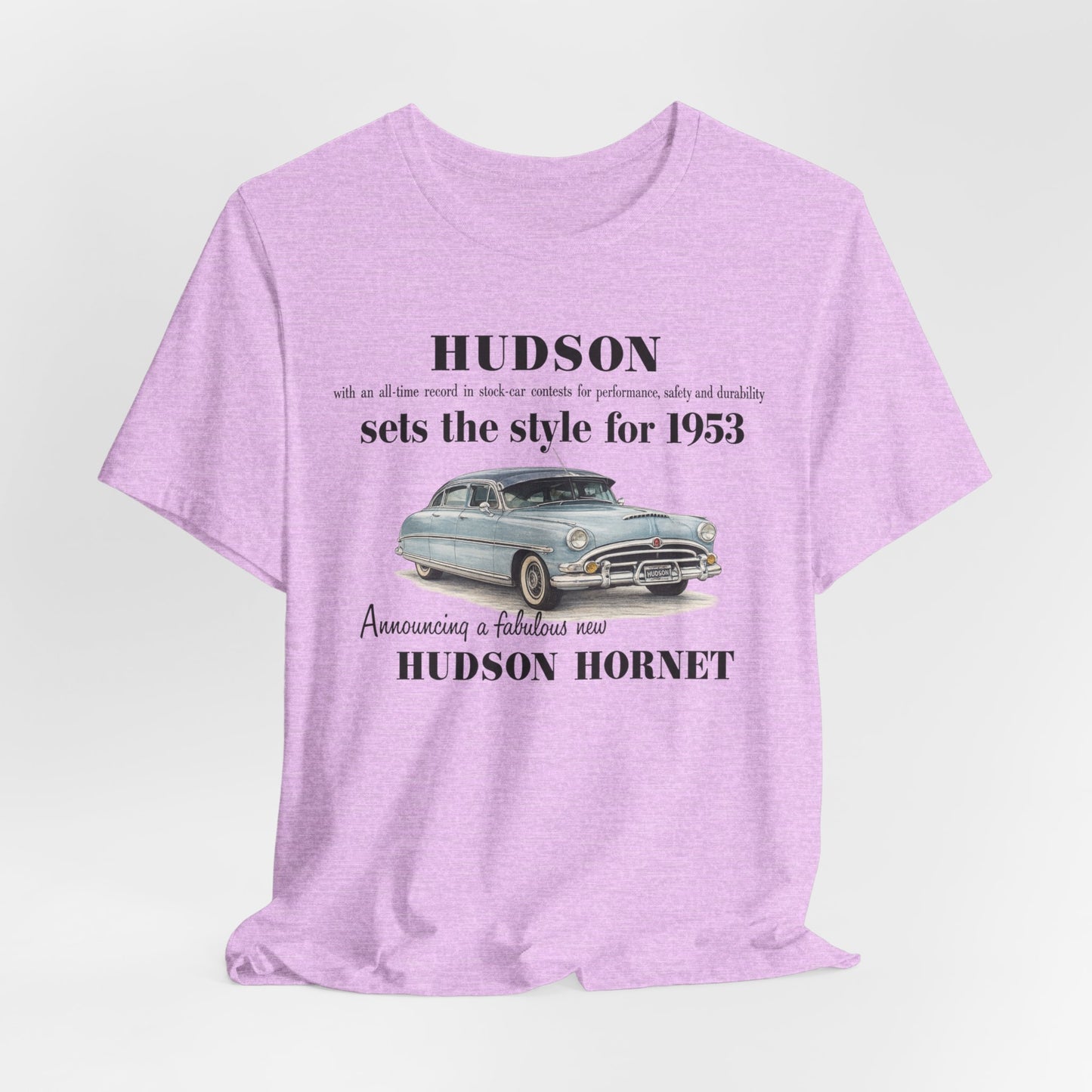 1953 Hudson Hornet Car Tee - Unisex Jersey Short Sleeve Tee