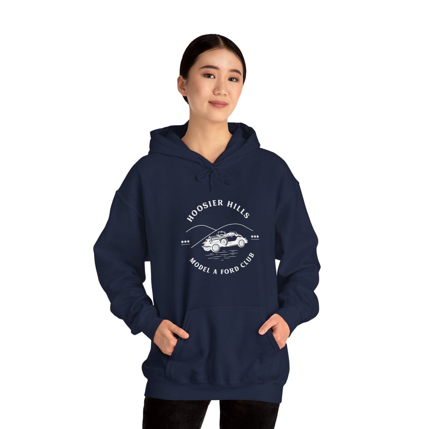 Hoosier Hills Model A Ford Club Unisex Heavy Blend™ Hooded Sweatshirt