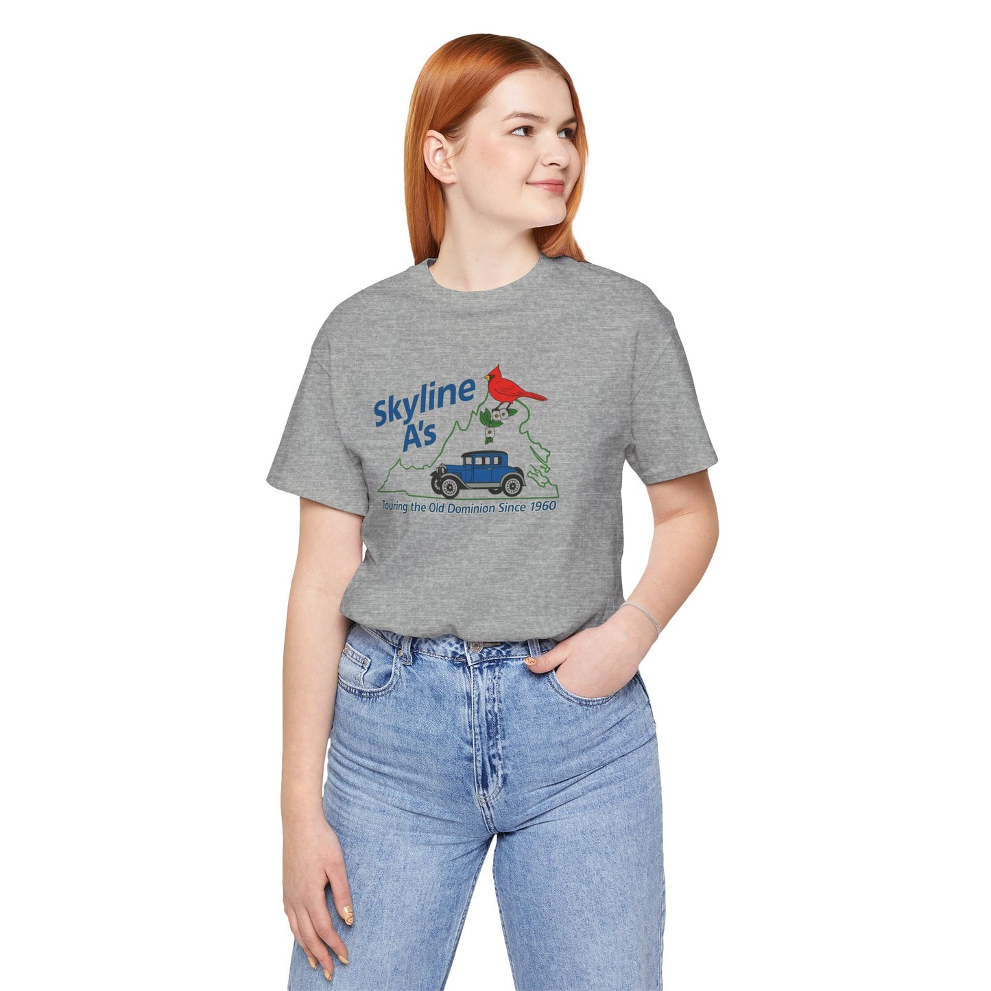 Skyline A's Virginia T‑Shirt — "Touring the Old Dominion Since 1960"