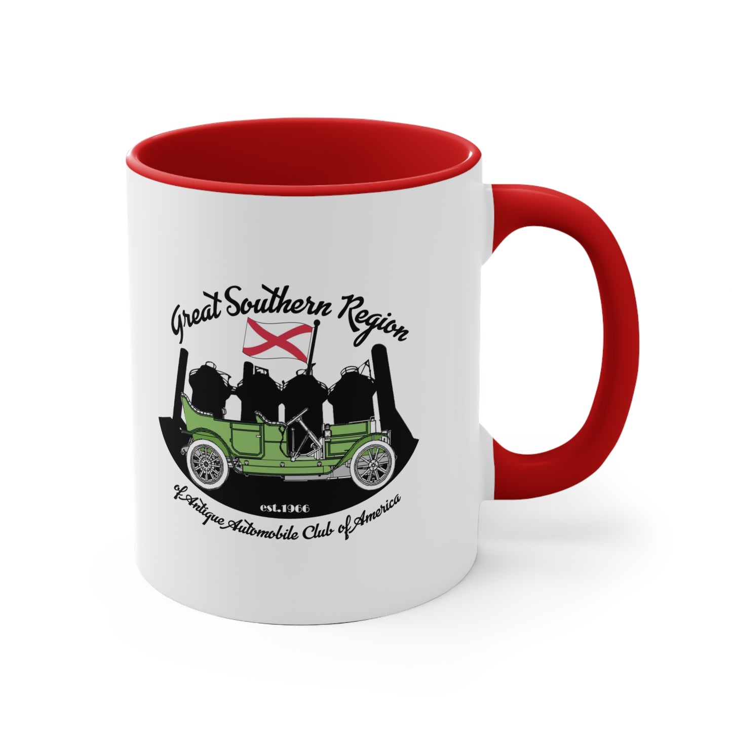Great Southern Region AACA Accent Mug — Great Southern Region Vintage Automobile Club Design