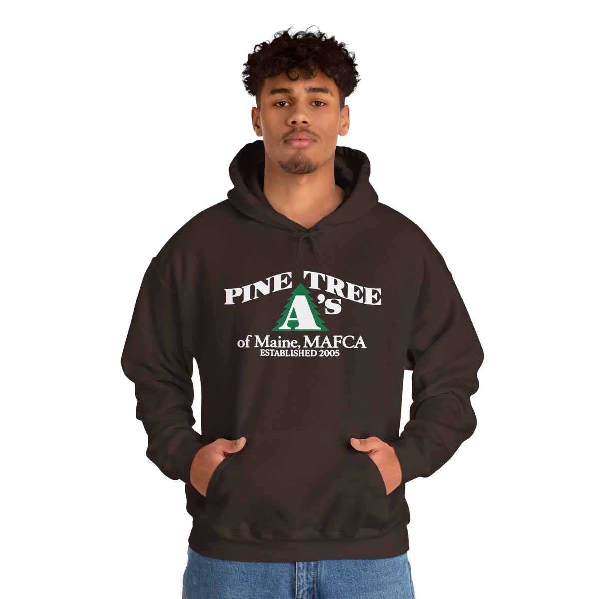 Pine Tree A's of Maine, MAFCA Hoodie – Unisex Heavy Blend™ Hooded Sweatshirt