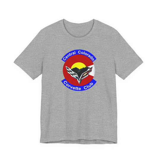 Central Colorado Corvette Club T-Shirt - Unisex Jersey Short Sleeve Tee