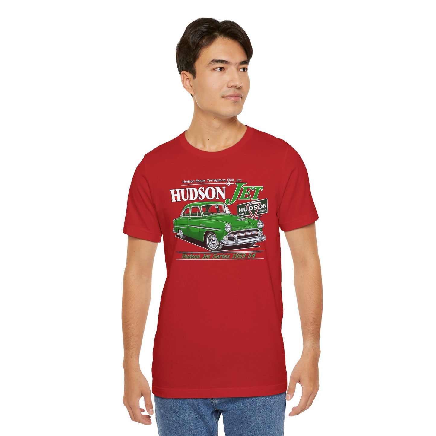 Hudson Essex Terraplane Club — Hudson Jet Classic Car T-Shirt  Vintage 1953–54
