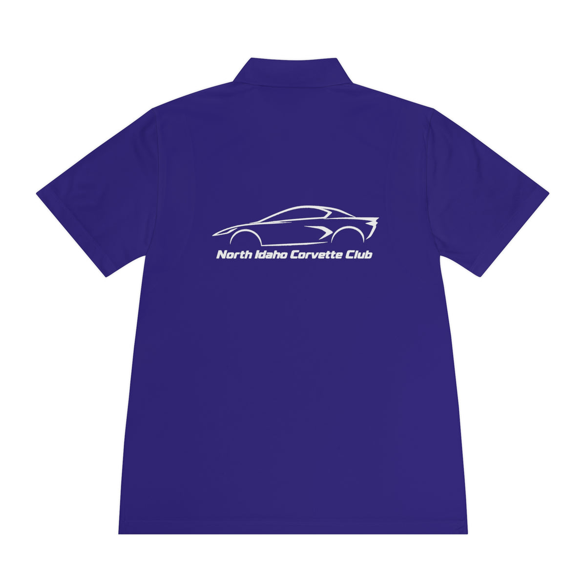 North Idaho Corvette Club Performance Polo with Front and Back Logos