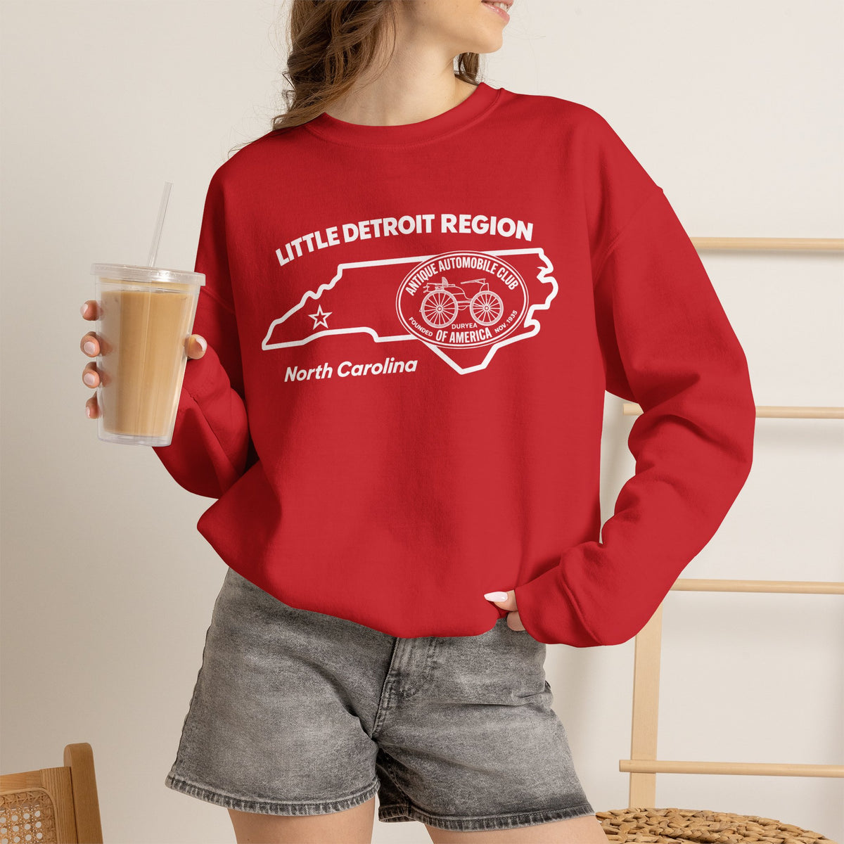 Little Detroit Region North Carolina Unisex Heavy Blend™ Crewneck Sweatshirt