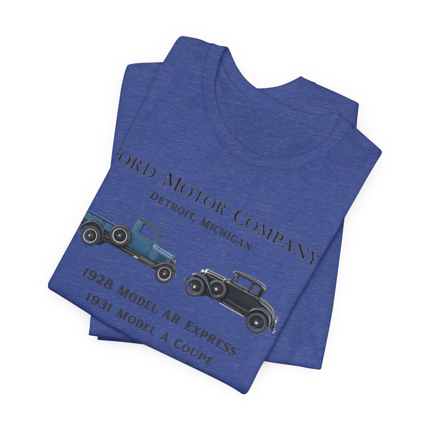1928 Model AR & 1931 Coupe Classic Car T-Shirt (RBS)