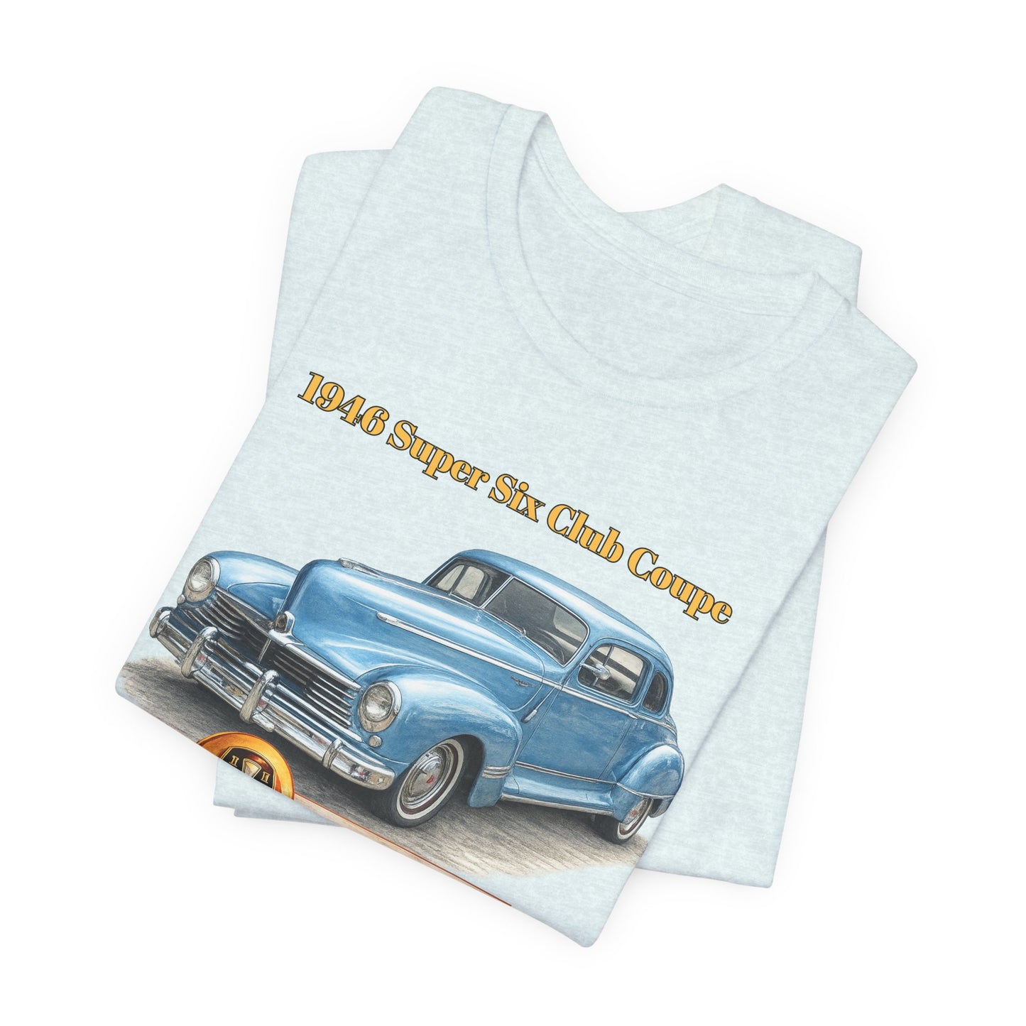 1946 Hudson Super Six Club Coupe T-Shirt – Classic Vintage Car Tee (DE)