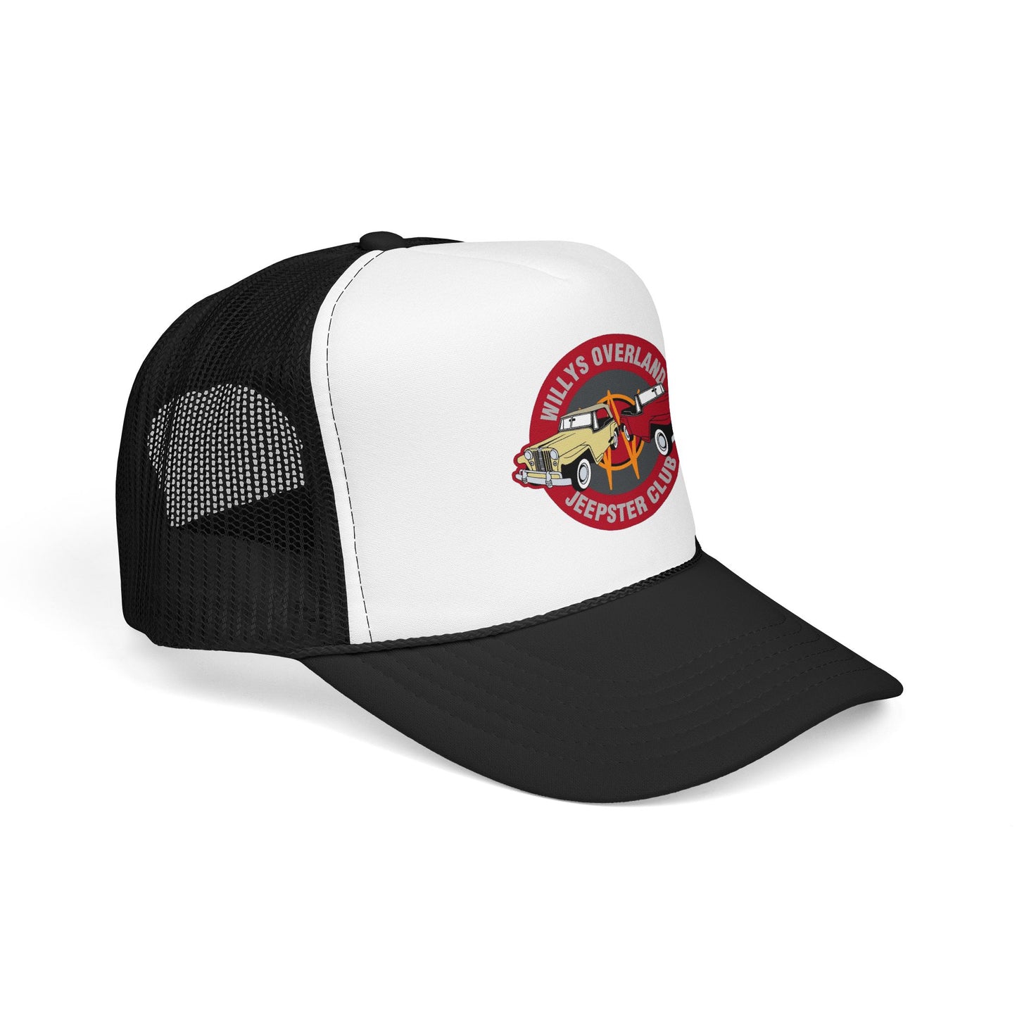 Willys Overland Jeepster Club Printed Trucker Hat