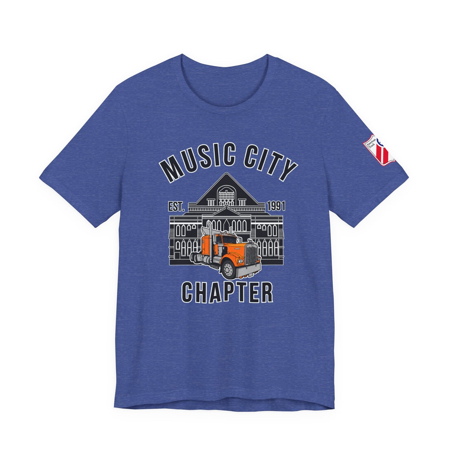 Music City Chapter ATHS Tee — Front Logo and Left Sleeve Logo