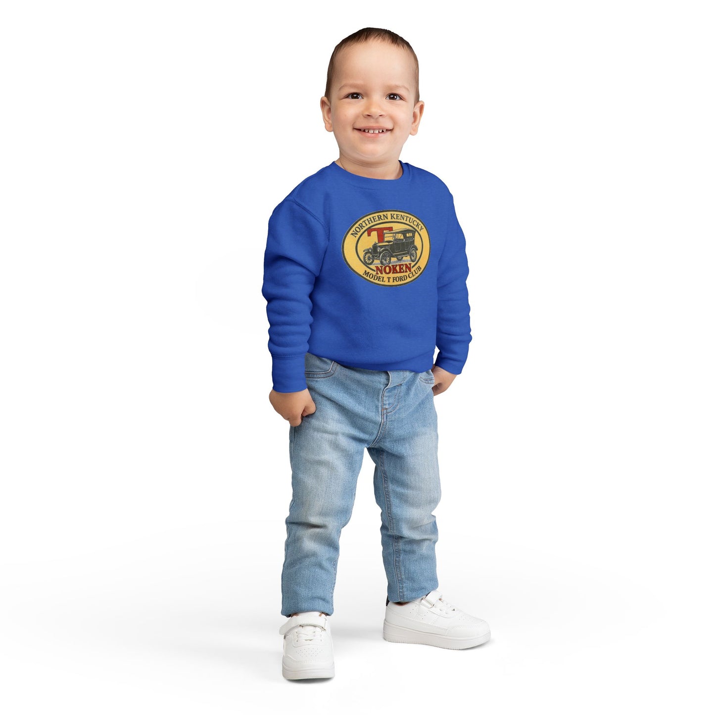 Toddler Sweatshirt - Northern Kentucky Model T Club 'NOKEN' Vintage Car Logo