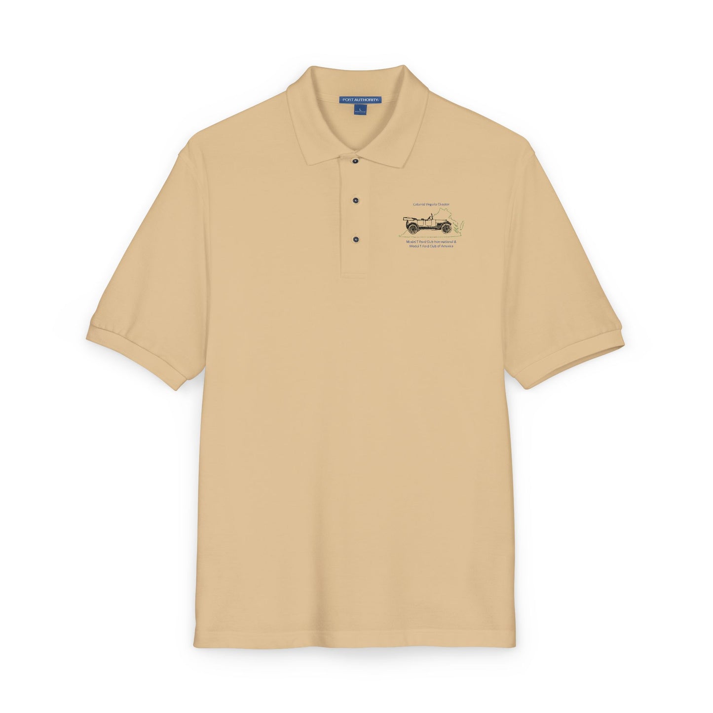 Colonial Virginia Chapter Embroidered 'Voyage' Nautical Polo Shirt — Classic Travel-Inspired Men's & Women's Collared Tee