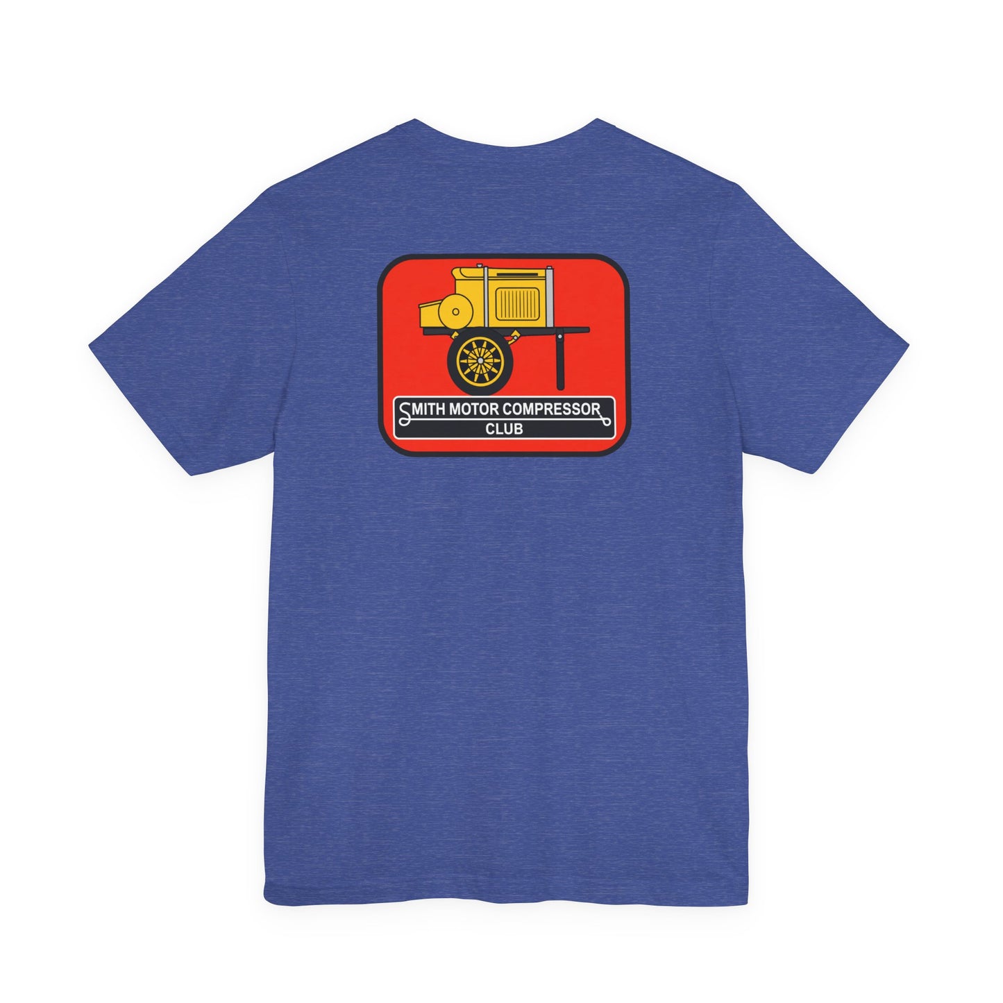 Smith Motor Compressor Club T‑Shirt — Logo on Front and Back