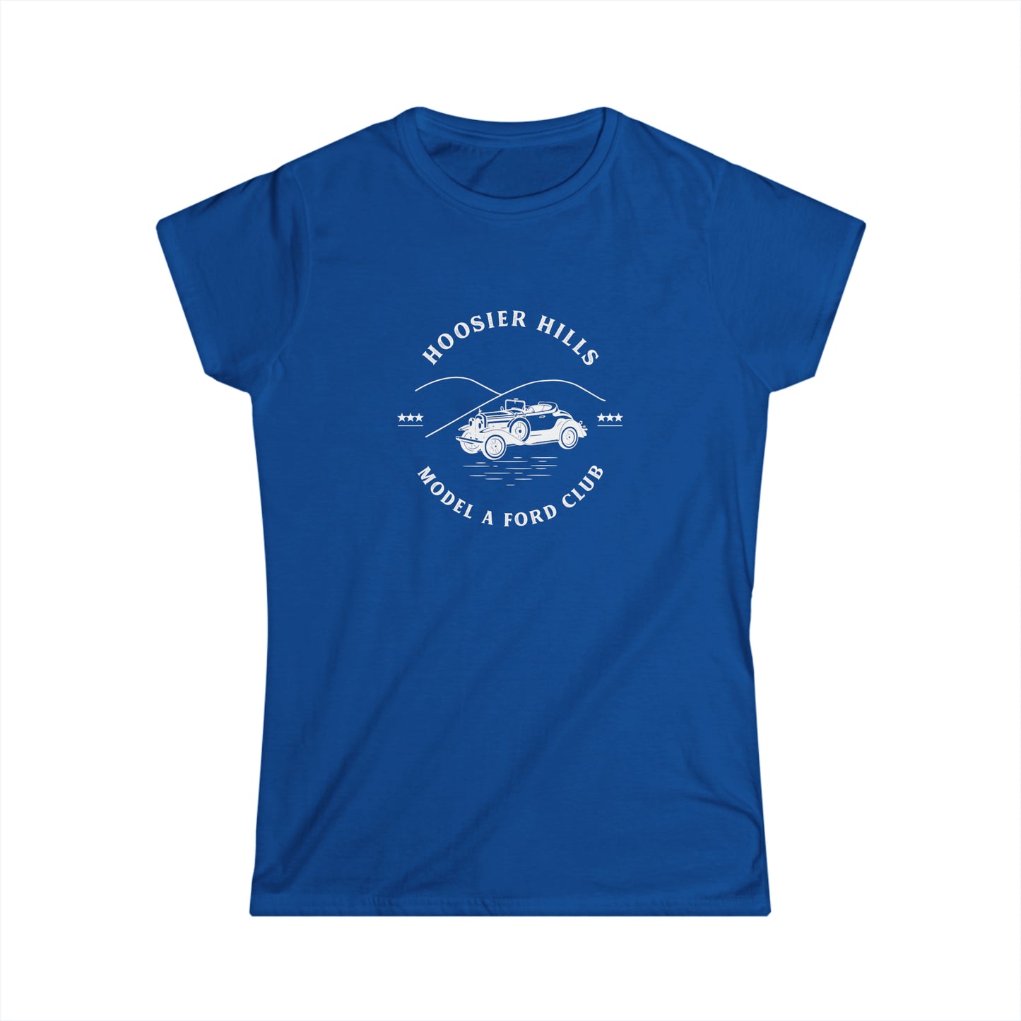 Hoosier Hills Model A Ford Club Women's Softstyle Tee