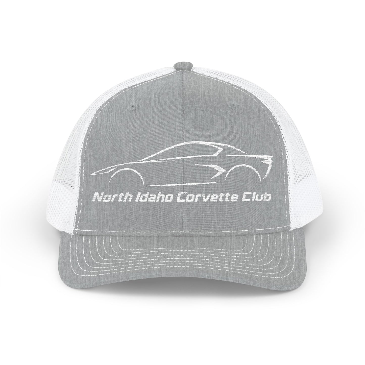 North Idaho Corvette Club Embroidered Snapback Trucker Cap - Richardson · 112