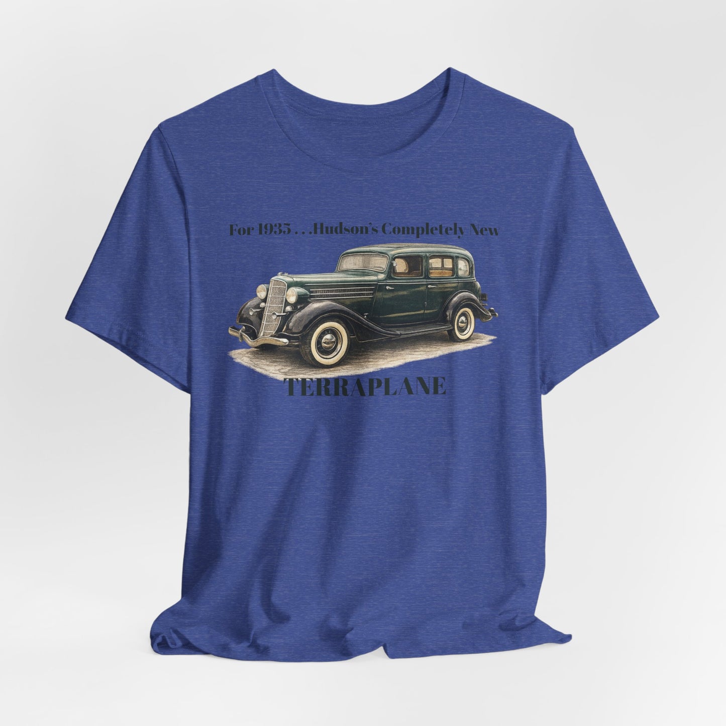 1935 Hudson Terraplane Classic Auto T‑Shirt Tee – Unisex Jersey Short Sleeve Tee (BJ)