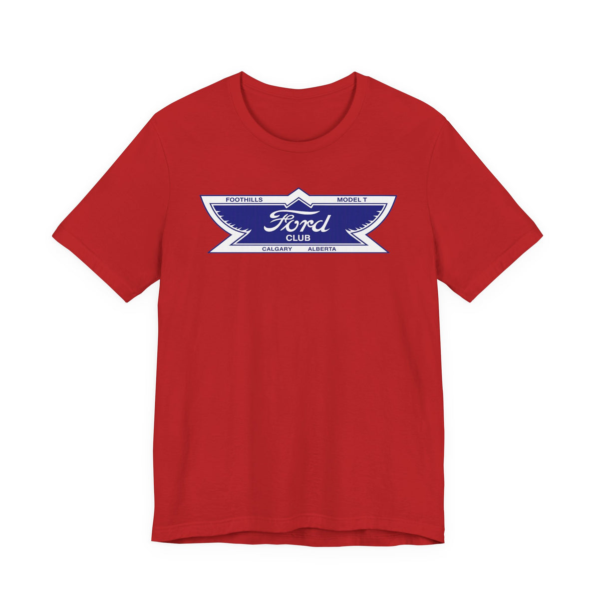 Foothills Model T Club Unisex Soft Tee -  Large Chest Logo