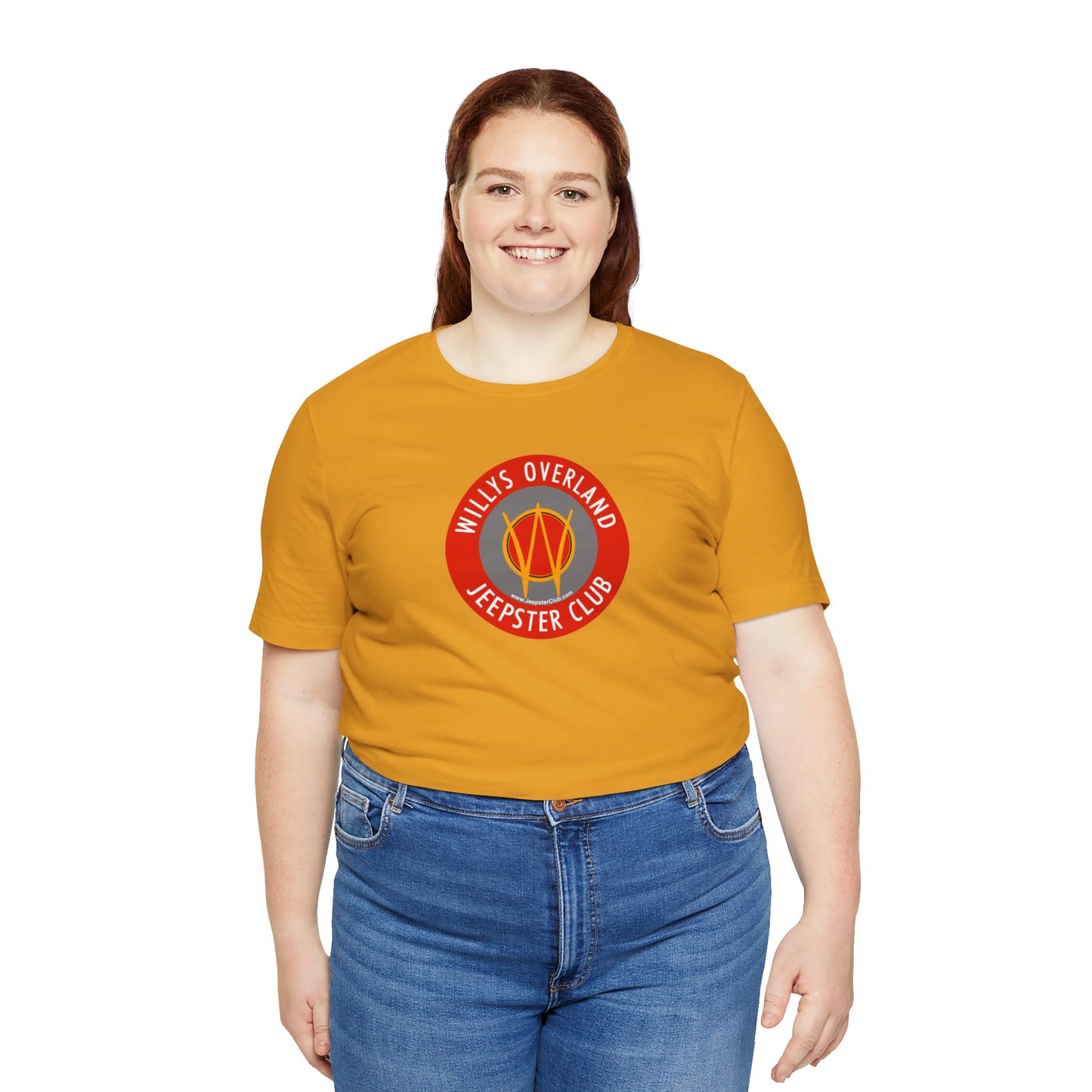 Willys Overland Jeepster Club Graphic Tee - Unisex Jersey Short Sleeve Tee